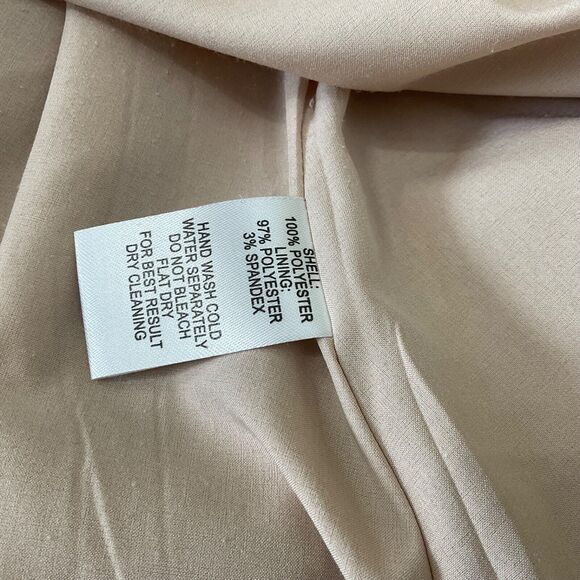 Lulus Formal Maxi Dress Shining Glory women’s size S Champagne Beige Blush? Gown - Picture 11 of 11